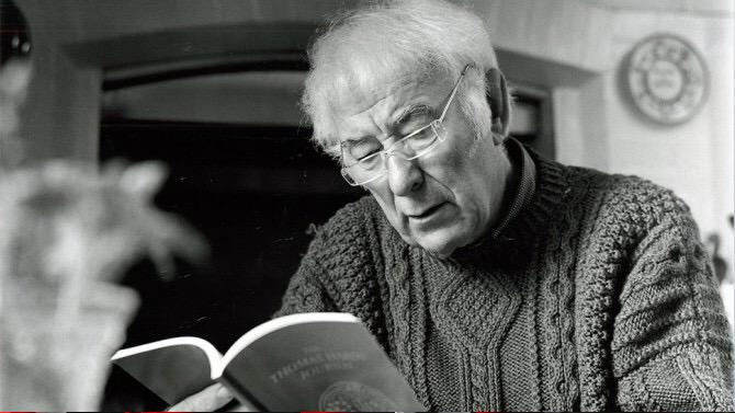 Here on earth my labours were 
The stepping stones to upper air.
#Heaney #twoyearstoday