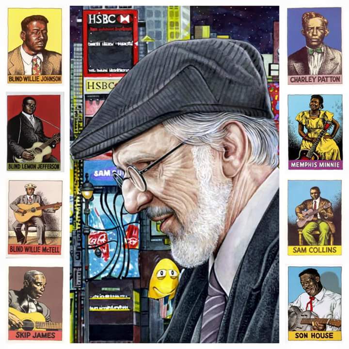 Happy 72nd birthday (30/08/1943) to the cartoonist Robert Crumb.  