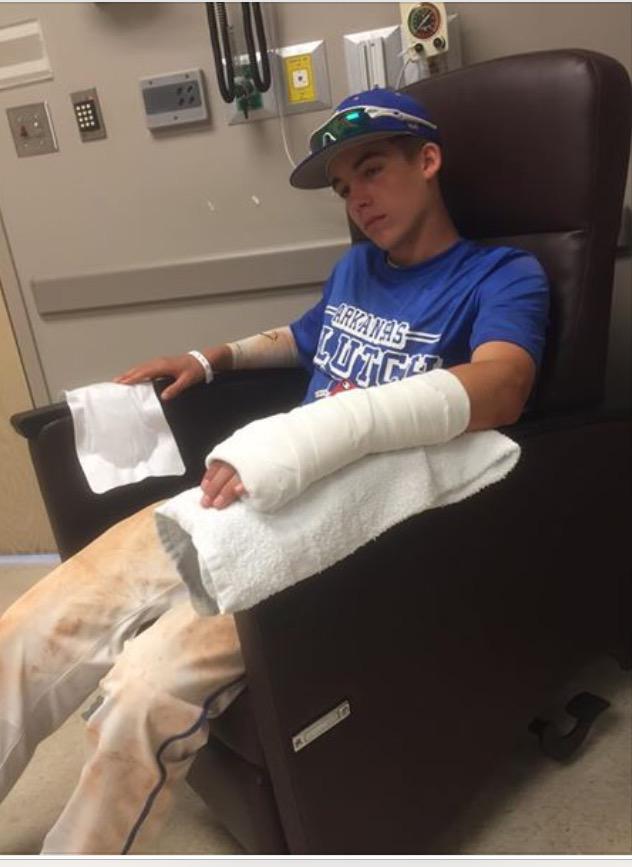 Can't believe I'm not home to take care of this one!! Love you!! Get better soon😘 <a href="/mc_weston/">Weston McGhee</a>