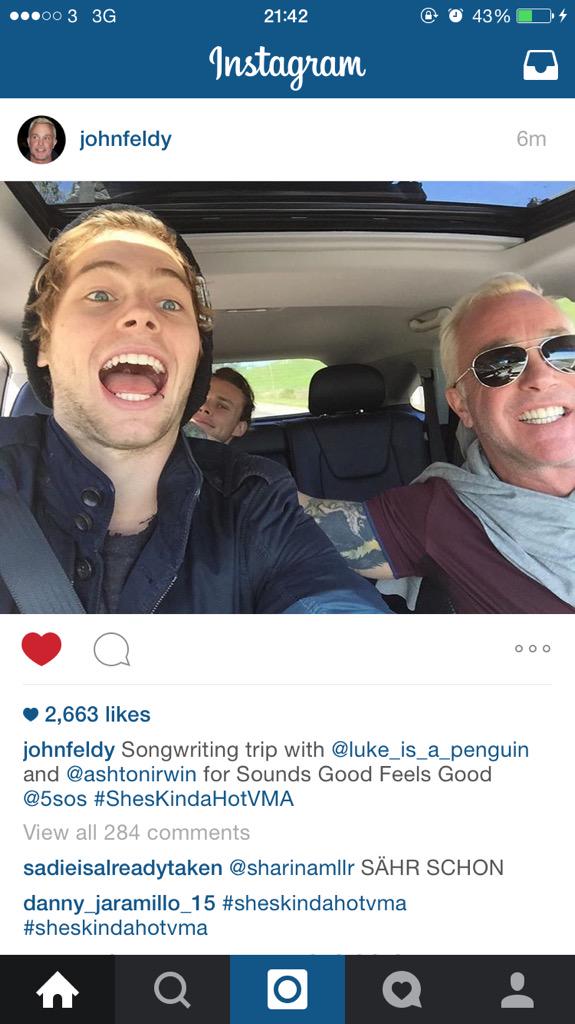 5sosworldalerts's tweet image. .@JohnFeldy just understands #ShesKindaHotVMA