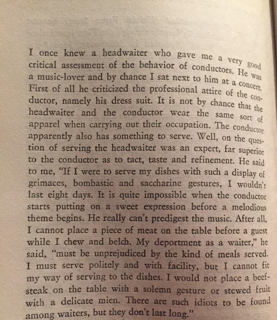 Hanns Eisler on conductors vs. headwaiters