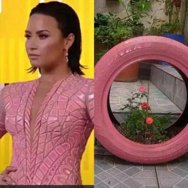 That hair though. #VMAs #JustinBieber #DemiLovato