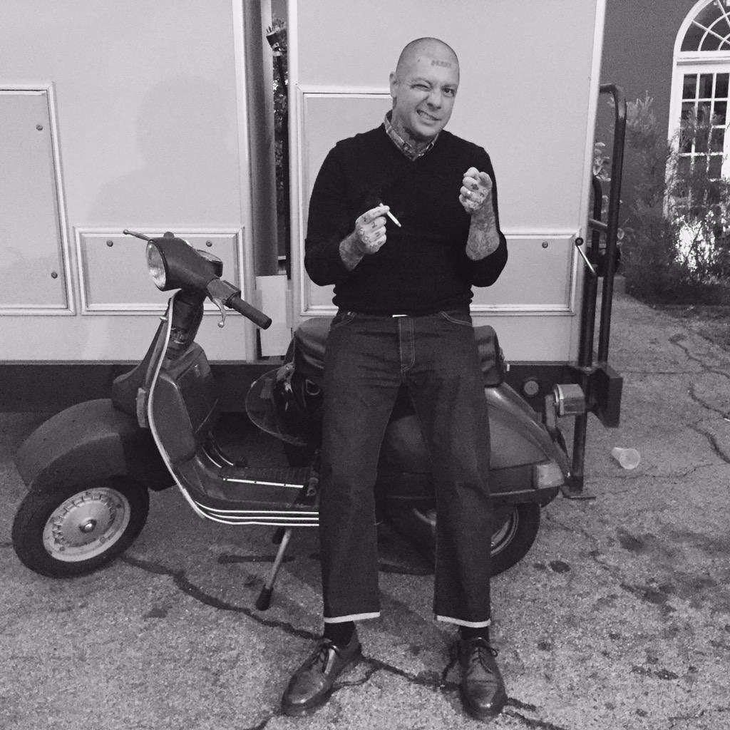 Happy birthday to my brother/band mate Lars Frederiksen! I love this guy. I took this photo of him last week. 