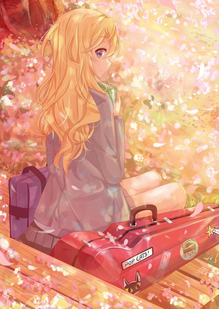 Your Lie in April, anime, shigatsu wa kimi no uso, HD phone