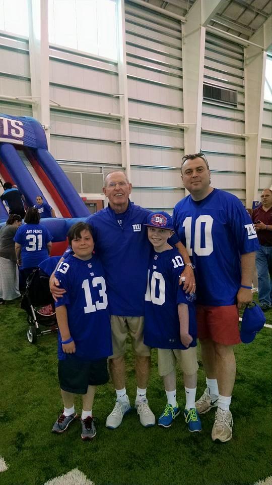 Happy Birthday Coach Tom Coughlin!  Thank you for BEing THERE for families tackling childhood Cancer. 