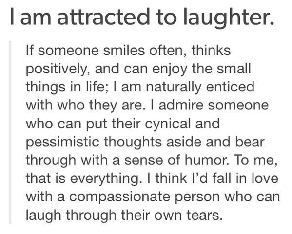 #Leo's are attracted to laughter