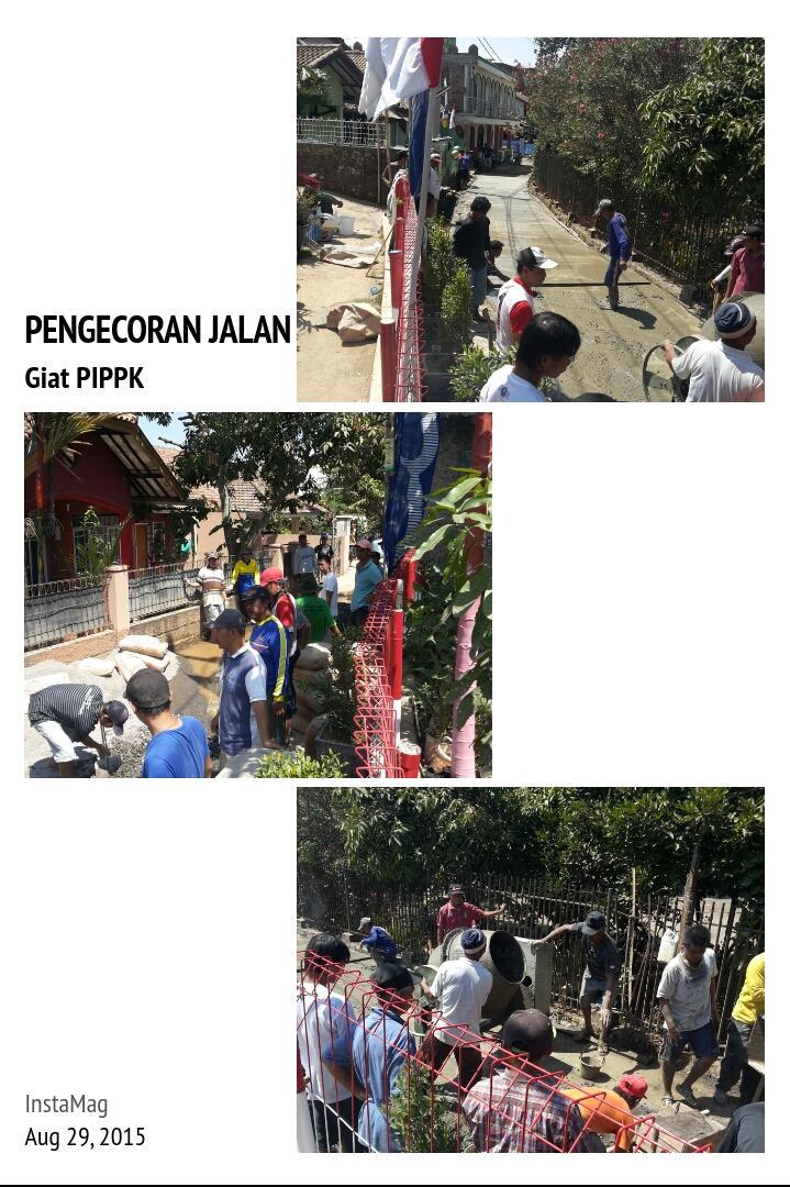 <a href="/ridwankamil/">Ridwan Kamil</a> <a href="/yossiirianto/">Yossi Irianto</a> <a href="/Zam2_Nurzaman/">Zamzam Nurzaman</a> pengecoran jalan di RW.05 <a href="/Kel_PasirBiru/">Kel.Pasirbiru SERU</a> yang bersumber dr dana PIPPK.