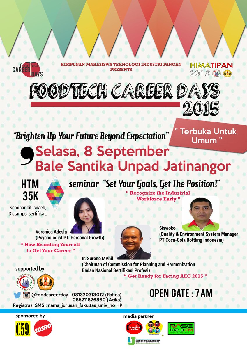 Job Interview Simulation Part of Techno Career Week FTIP Unpad.3 Okt HTM 145K include all Techno Career Week Events