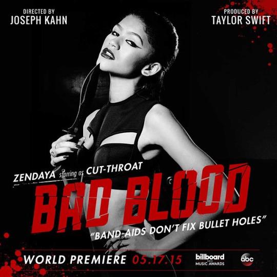 Happy birthday, Zendaya! Here she is as Cut-Throat in Taylor Swift\s Bad Blood Music Video  