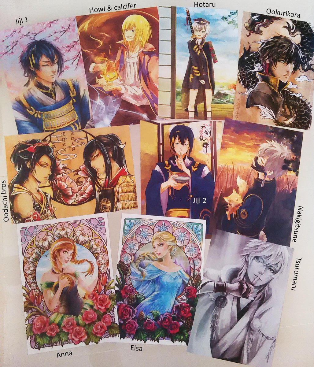 Poster Giveaway!! (A3, 11.69 x 16.53 in) Slightly scratched so I'm giving them for free! #toukenranbu #刀剣乱舞 #frozen 