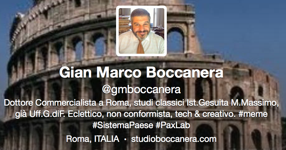 EverydayBio's tweet photo. «Studi classici Ist.Gesuita M.Massimo, già Uff.G.diF. Eclettico, non conformista, tech & creativo. #meme #PaxLab». http://t.co/zyuujb2acH