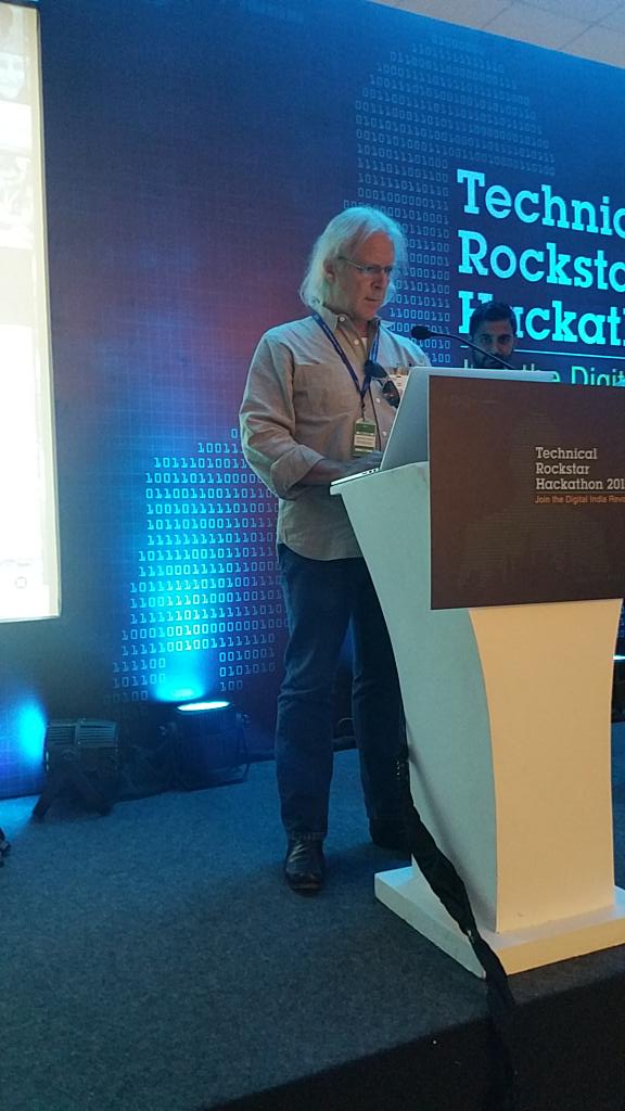 rajavel_s's tweet image. Few mins away from Rob High IBM Fellow talk #ibmhackathon @IBMBluemix