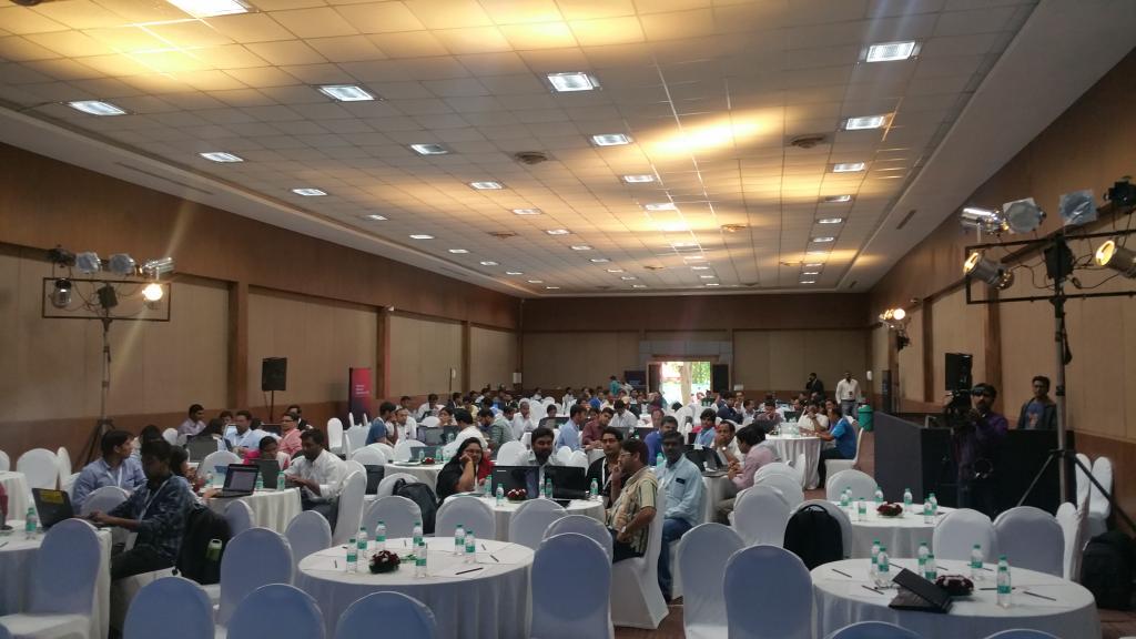 rajavel_s's tweet image. Few mins away from Rob High IBM Fellow talk #ibmhackathon @IBMBluemix