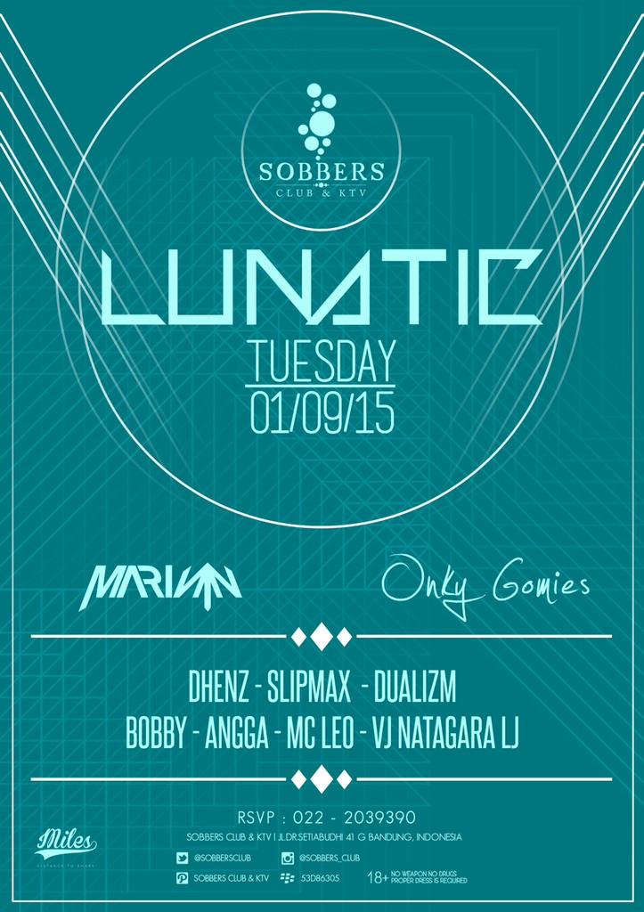 VIBE (@vibe_org) on Twitter photo #Tonight Sept'01st "Lunatic" <a href="/SOBBERSCLUB/">SOBBERS CLUB & KTV</a> w/ <a href="/marinn_marino/">MARINN</a> <a href="/denyslipmax_/">deny slipmax</a> <a href="/onkygomies/">ongky gomies</a> <a href="/dhenzpineapple/">DhenzPNP</a> #Dualizm #Tonight Sept'01st "Lunatic" <a href="/SOBBERSCLUB/">SOBBERS CLUB & KTV</a> w/ <a href="/marinn_marino/">MARINN</a> <a href="/denyslipmax_/">deny slipmax</a> <a href="/onkygomies/">ongky gomies</a> <a href="/dhenzpineapple/">DhenzPNP</a> #Dualizm