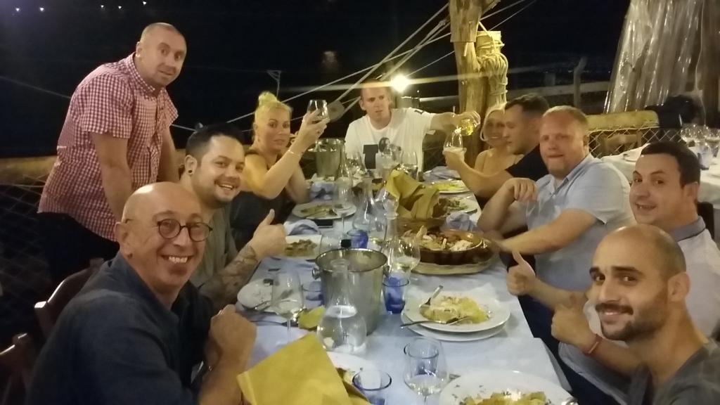 Dinner on trabocco.
Thank you my friends!!!