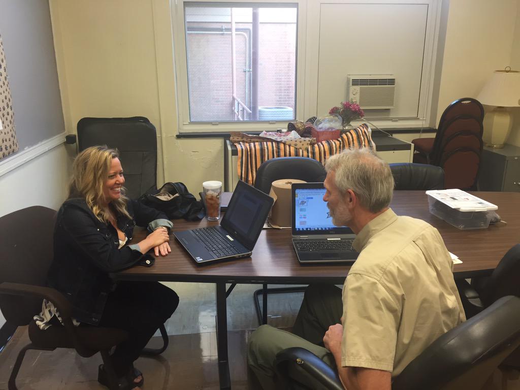 My first collaborative goal setting. #clcic#d155inspire