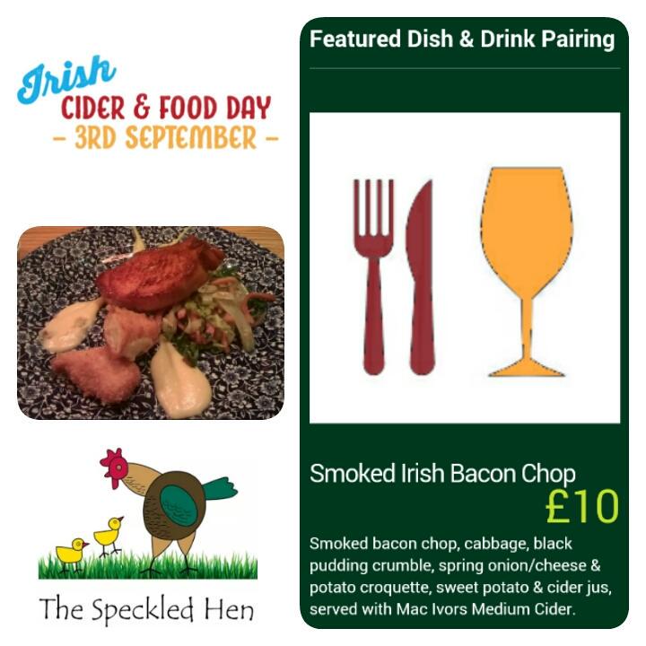 thespeckled_hen's tweet photo. Delighted to be taking part in the first ever #irishciderfoodday on 3rd September @IrishBeverages @MacIvorsCider http://t.co/fwCSiAcGU6