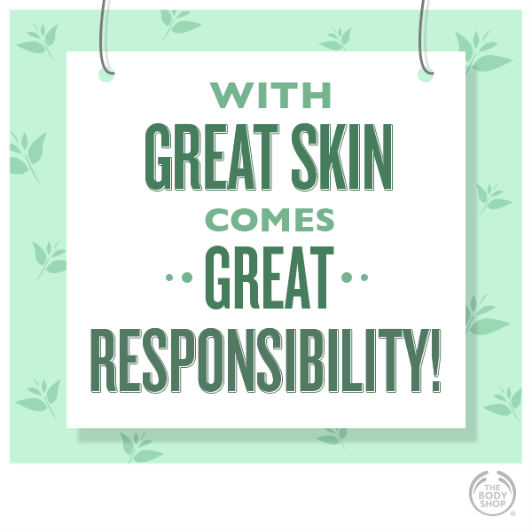 TheBodyShopIND's tweet photo. Great skin is an accessory that never goes out of #style! What is your secret to fabulous #skin? #TeaWithTheBodyShop http://t.co/VT4cBpmhiy