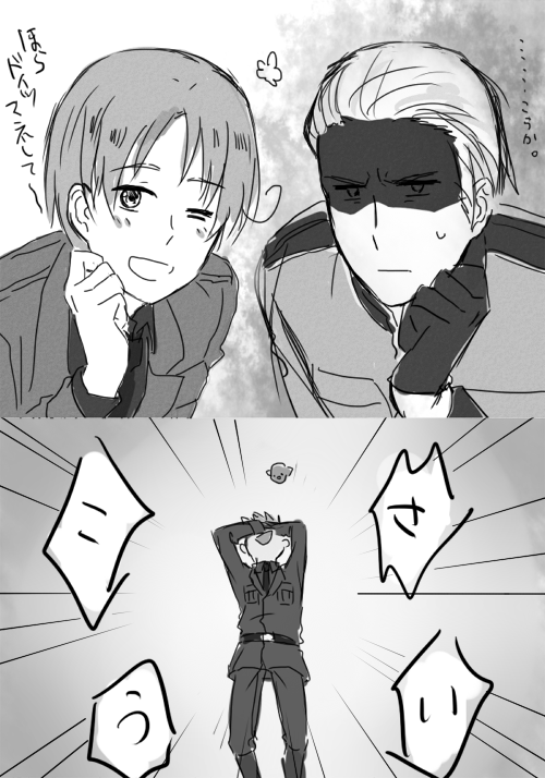 上目遣いお花バージョン 