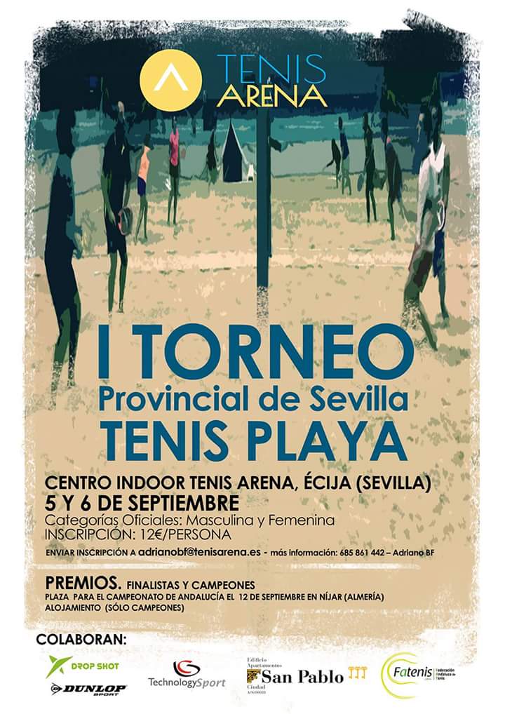 Últimos días para inscribirse en el provincial de Sevilla de Tenis Playa. A qué estás esperando!!!