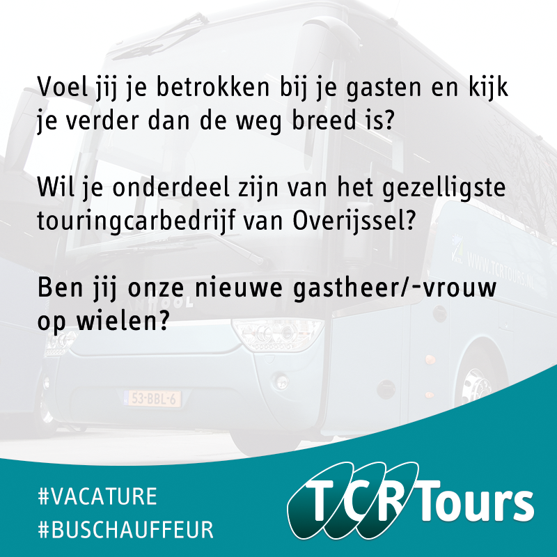 Ben jij onze nieuwe gastheer/-vrouw op wielen? #Vacature touringcarchauffeur m/v
iturl.nl/sny0cH0