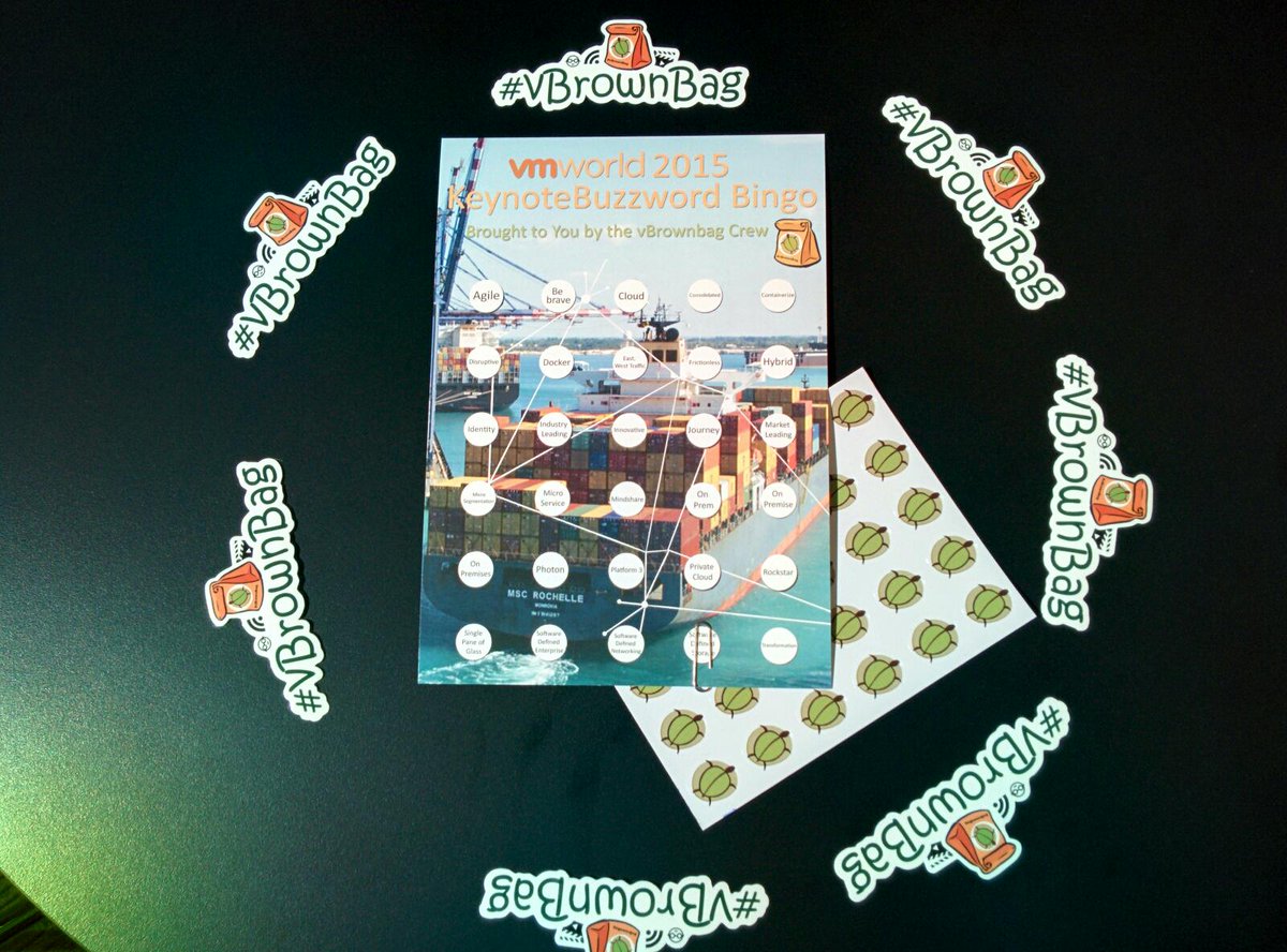 Ready for VMworld Day 1 - the #vBrownBag way #VMworld2015 <a href="/vBrownBag/">vBrownBag</a>