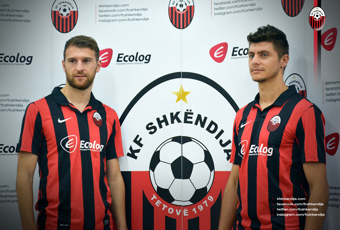 Berisha (L) and Rech; photo: Shkendija Berisha (L) and Rech; photo: Shkendija