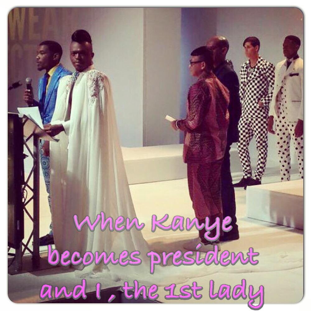 somizi's tweet image. 2020 vision. I'd be married to West. Step mother to north and south. Kim moves to the east. Amen