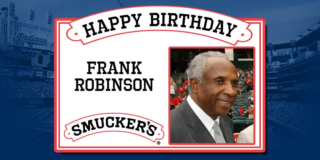  messages: to help us and wish Frank Robinson a happy birthday! 