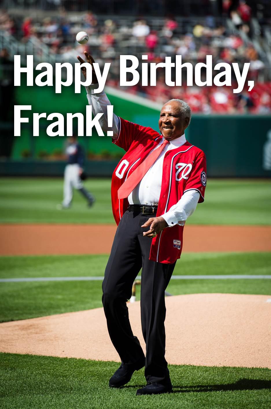 Happy 80th birthday to the inaugural manager and Hall of Famer, Frank Robinson! 