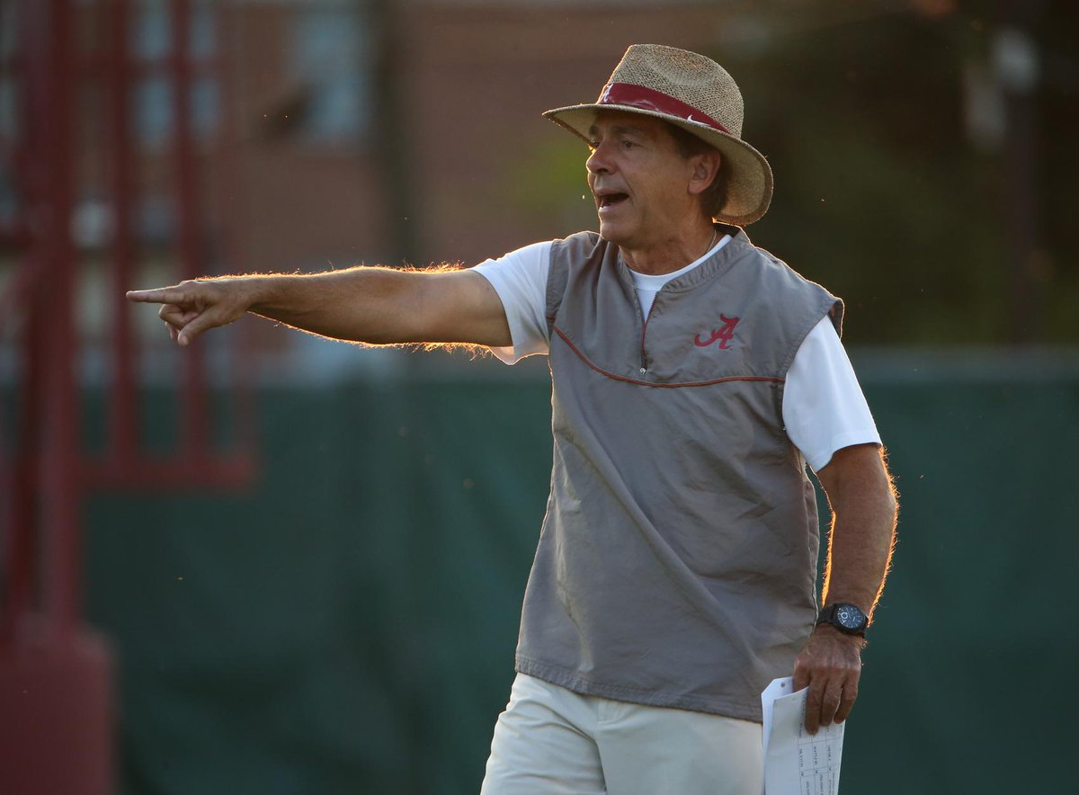 AlabamaFTBL's tweet image. Looking to check out Coach Saban's first presser of the 2015 season?! Watch LIVE at 12: rolltide.com/collegesportsl… …