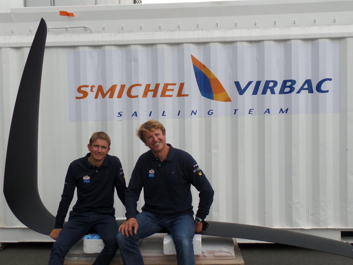 On les attendait avec impatience, ils sont arrivés : Livraison des foils au chantier ! #StMichelVirbac  #Construction