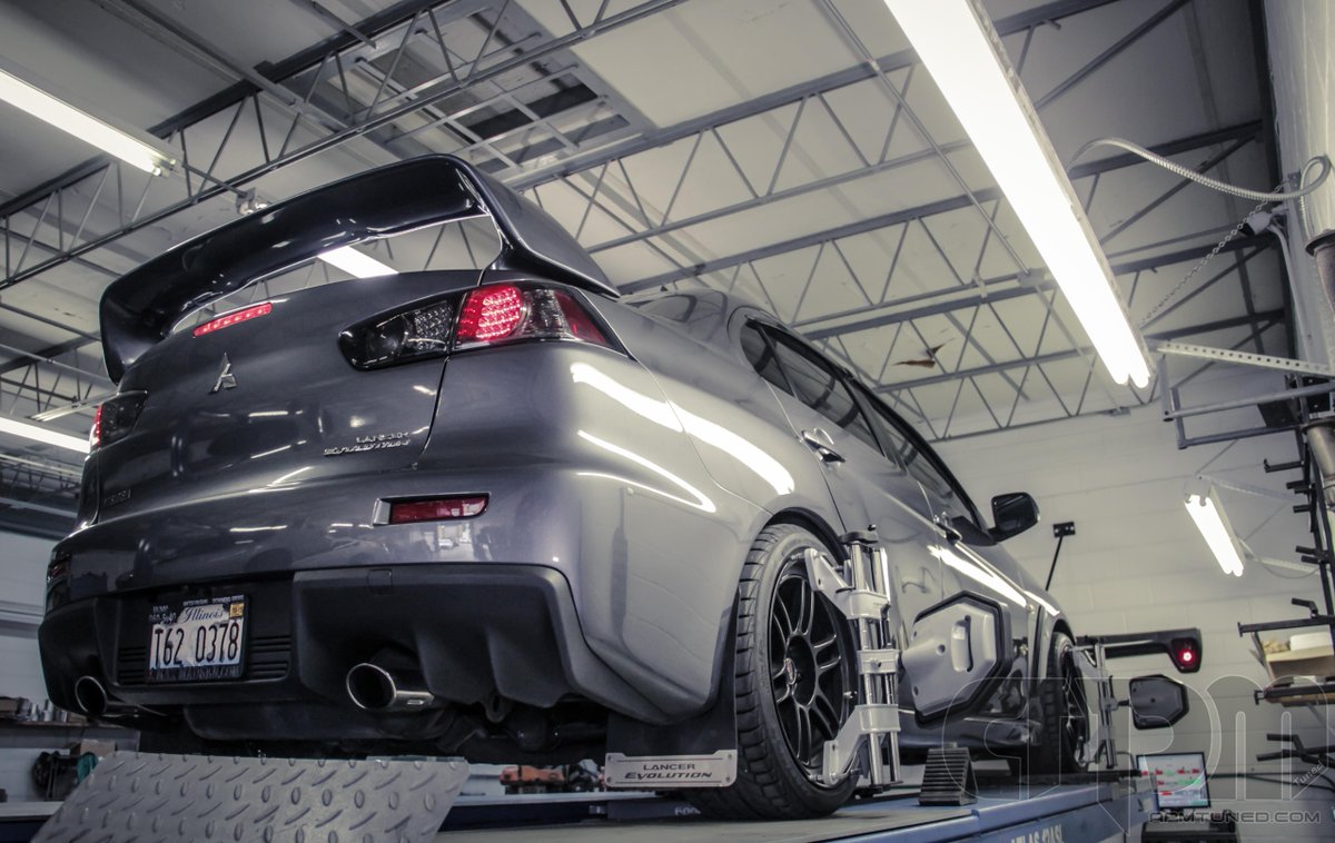 APMTuned's tweet image. 2008 Mitsubishi EVO X Swift Sport Springs installed, time for alignment!