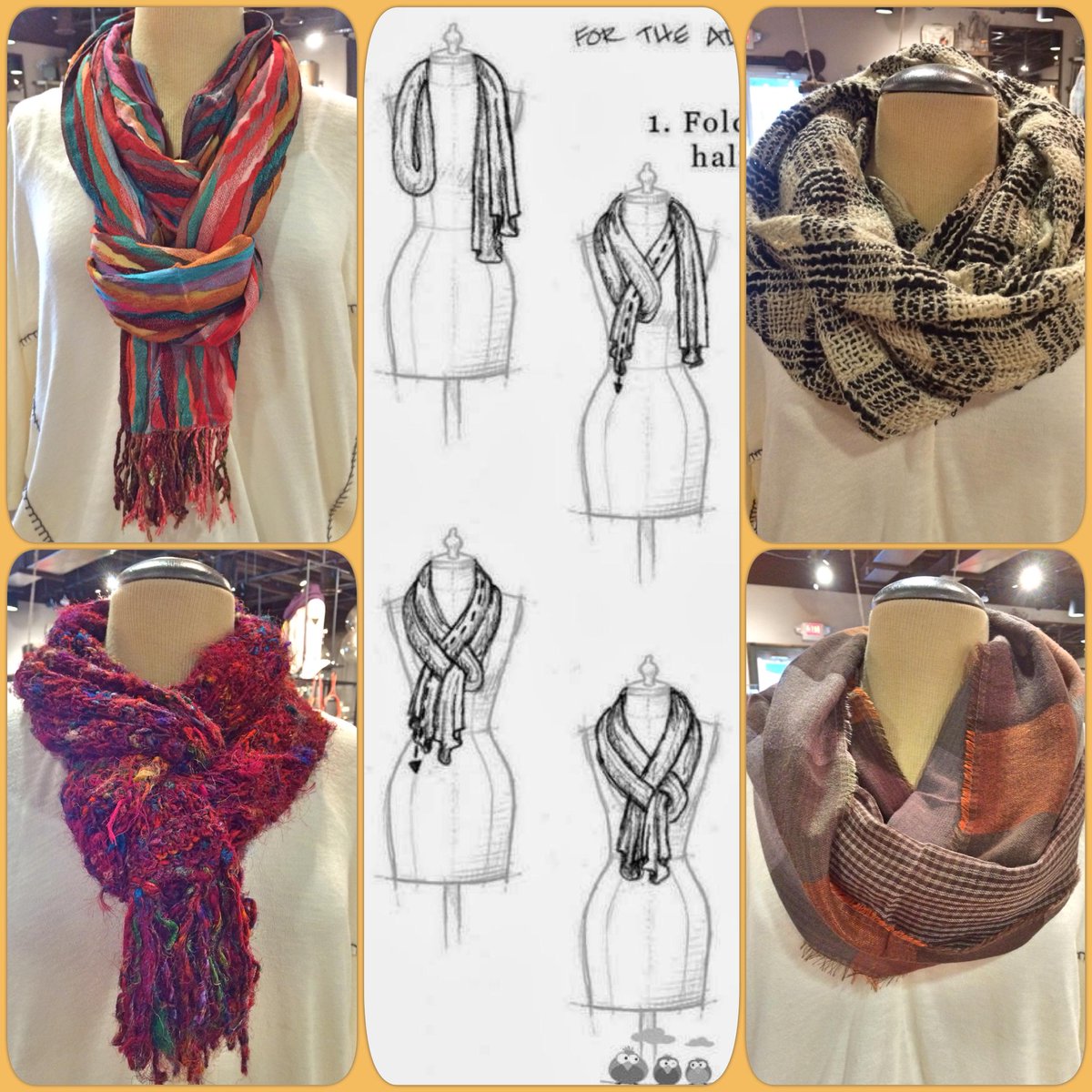 JFYbrand's tweet image. Only 22 days left til #Fall! It's time to stock up on #cozy #scarves, we have them #now at #JFY! #Knoxville #style