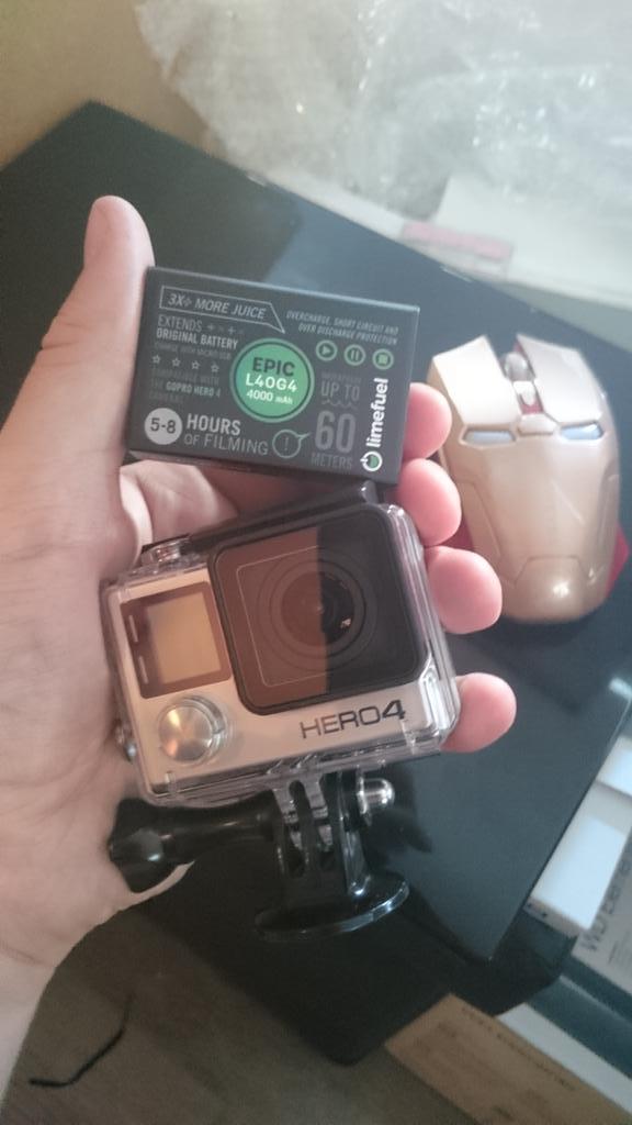ooo, shiny new long life @gopro battery from @Limefuel (via @kickstarter) just arrived, It's #timelapse test time!