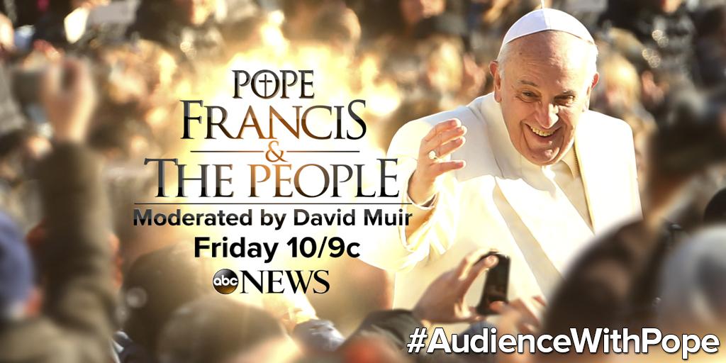 20/20 (@abc2020) on Twitter photo .<a href="/DavidMuir/">David Muir</a> is at Vatican as Pope Francis holds virtual audience w/Americans #AudienceWithPope abcn.ws/1fRxR9V .<a href="/DavidMuir/">David Muir</a> is at Vatican as Pope Francis holds virtual audience w/Americans #AudienceWithPope abcn.ws/1fRxR9V