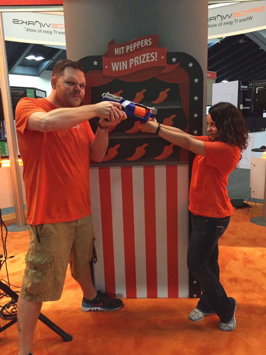 Spiceworks's tweet image. At #VMworld? Come see us at Booth 411 to take the #SpiceworksChallenge &amp;amp; snag an invite to our SpiceParty!