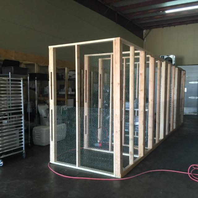 CulFactory's tweet image. Phase 2 of our lockable storage cages for our awesome tenants is almost complete!