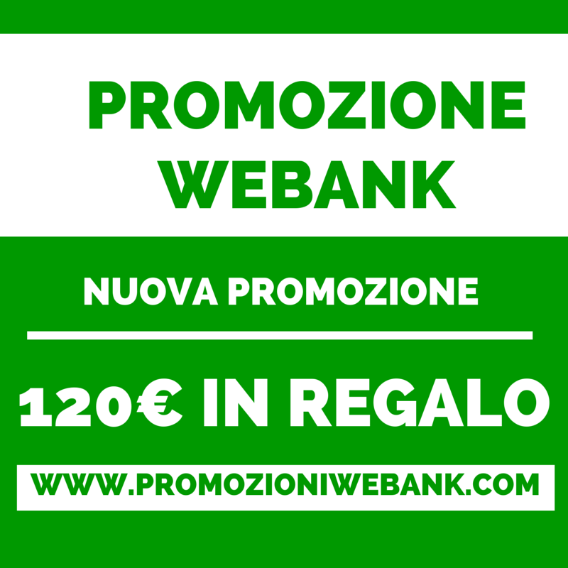 WebankPromo's tweet photo. Vuoi ricevere anche tu un buono acquisti del valore di 120 #Euro?
Vai sul sito http://t.co/jy0GA3XZsU 
#Webank #Promo http://t.co/HTh5sNvfo3