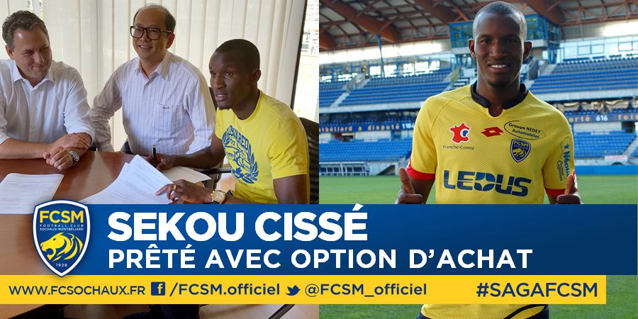 FCSM_officiel's tweet photo. Sekou Cissé est officiellement prêté avec option d’achat par le @KRCGenkofficial. http://t.co/4OHEFMaRRj #mercato http://t.co/nw7Tp4oLwh