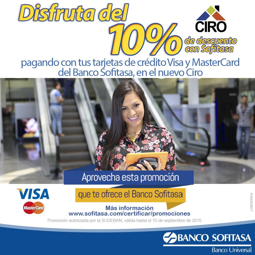 SofitasaBanco's tweet photo. Disfruta del 10% de descuento y renueva tus sentidos en @ciroenlinea http://t.co/aJi32xiH6S