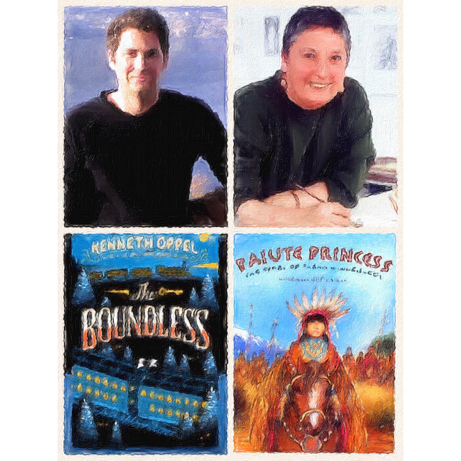 Happy Literary Birthdays (8/31) Kenneth Oppel and Deborah Kogan Ray /   