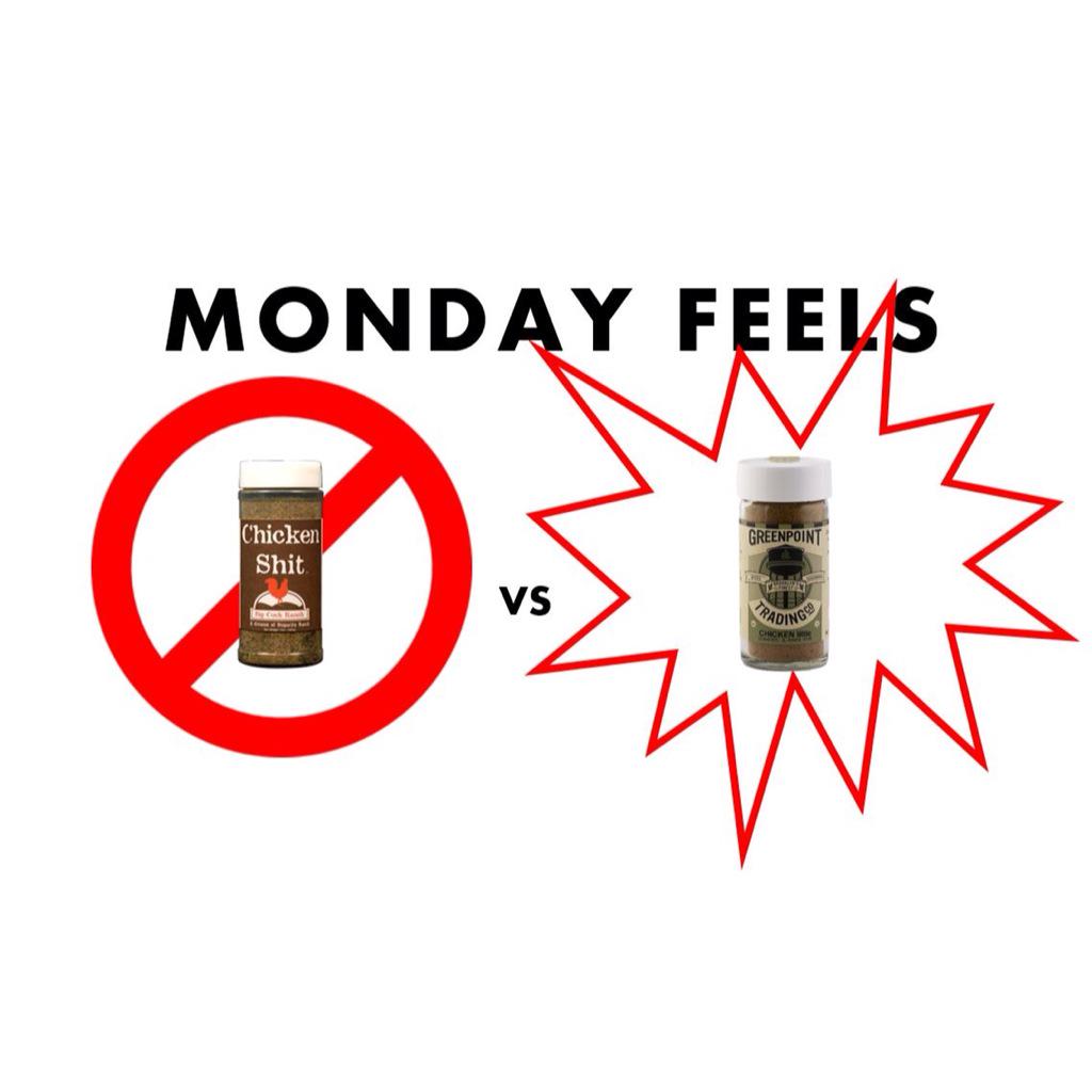 GreenpointTrade's tweet image. Monday got you feeling like 🐥💩? Spice yo shit up with CHICKEN LITTLE. 🐣#spiceupyolife #conquermonday