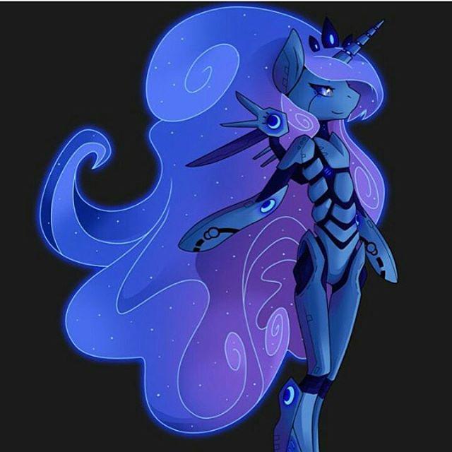 Otherbots on Twitter: "#robot #robotpony #ponies #mylittleponyfriendshipismagic #mlp #mylittlepony #pegasus #princessluna #princess http://t.co/BpIPgpSukr" / Twitter