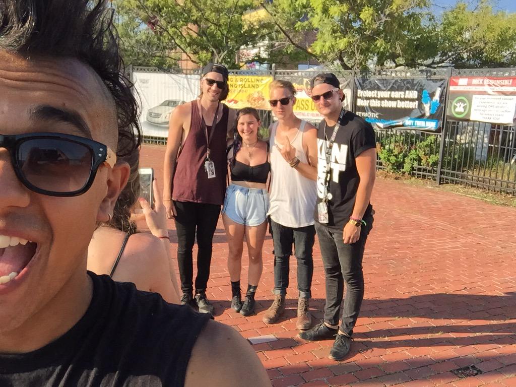 ItsTheKenneths's tweet photo. When @AliveLikeMeBand meet their fans and you feel left out and want to get involved. http://t.co/7mXMjLkUxj