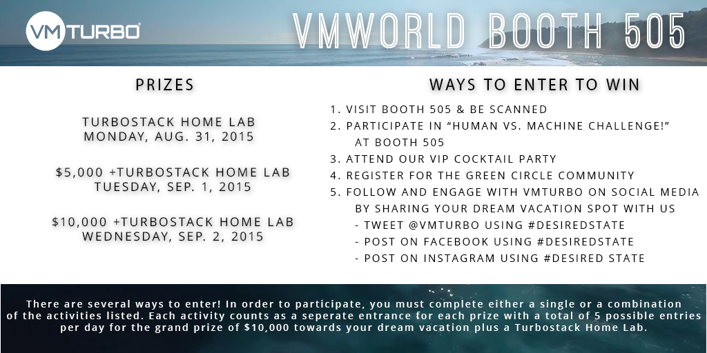 Turbonomic's tweet image. Stop by booth #505 around 5pm to see who wins the #TurboStack Homelab