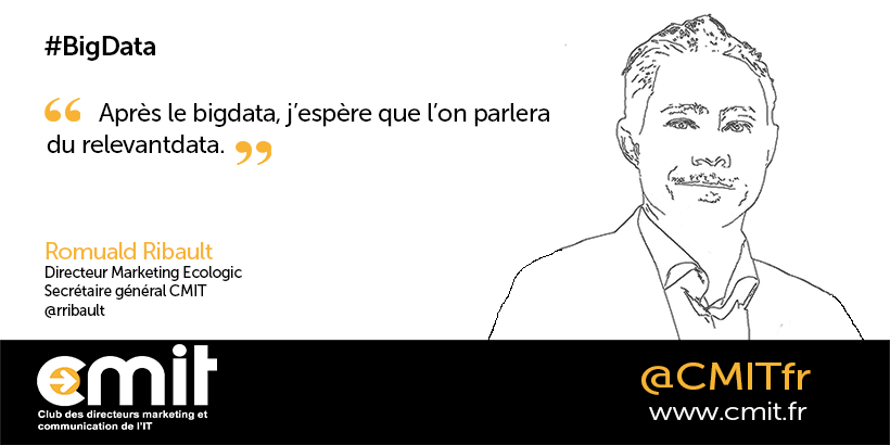 CMITfr's tweet image. Le #bigdata vu par @rribault @Ecologic_France SG @CMITfr ... vers le #relevantdata ? #Marketing