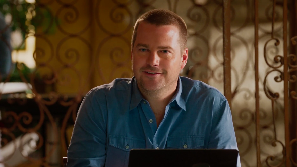 NCISLA's tweet photo. G. Callen as a father? Retweet if u want 2 see lowercase gs running around #NCISLA @chrisodonnell http://t.co/WmEQZwUyVM