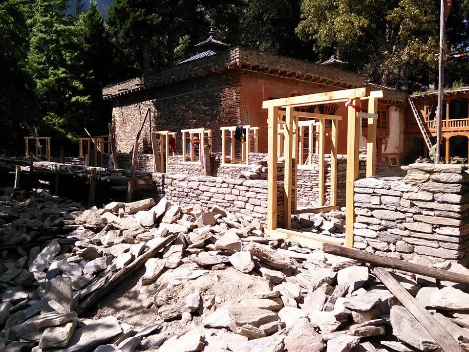 Chhairo's final restoration phase is underway. Join us in October! #volunteertourism #preservation #Nepal #NepalQuake