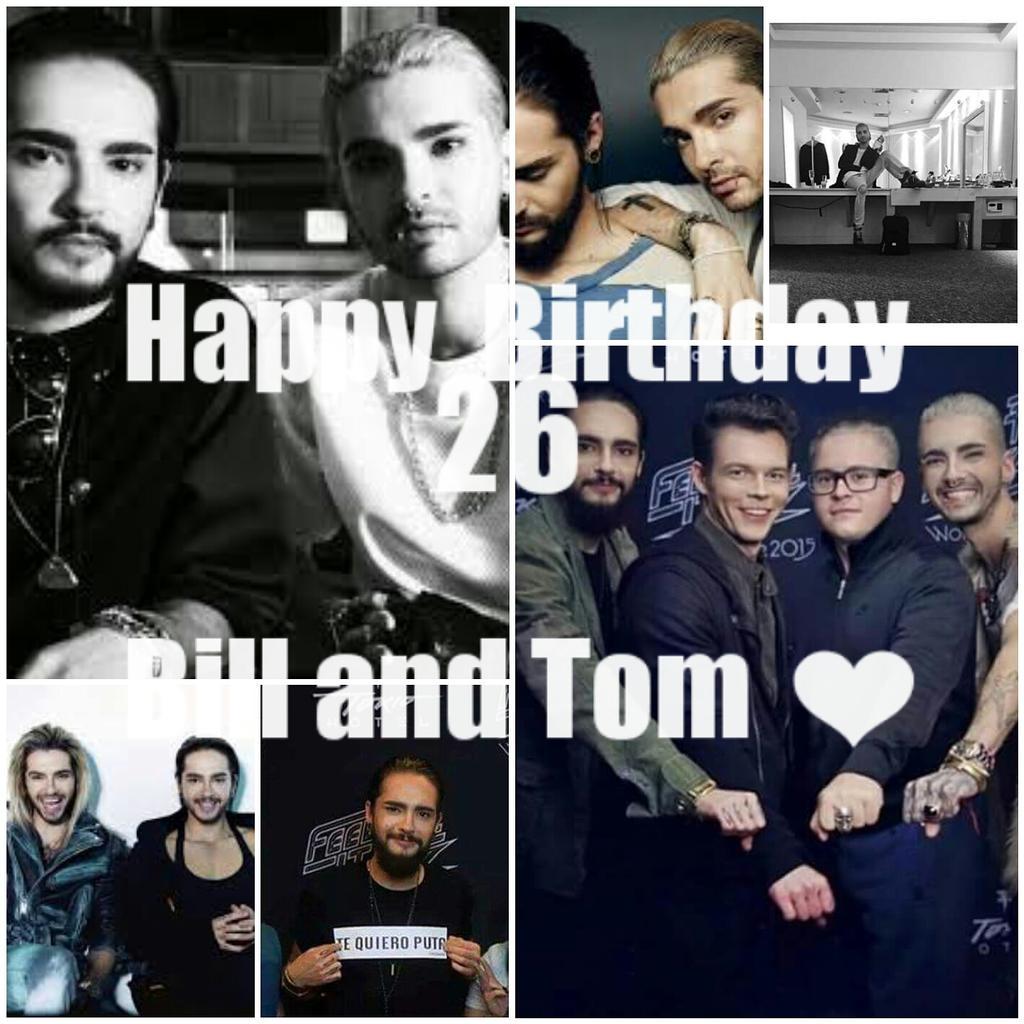 Happy Birthday !! 
Lo son todo para mi     I LOVE SO MUCH BILL AND TOM KAULITZ PERFECTS    
